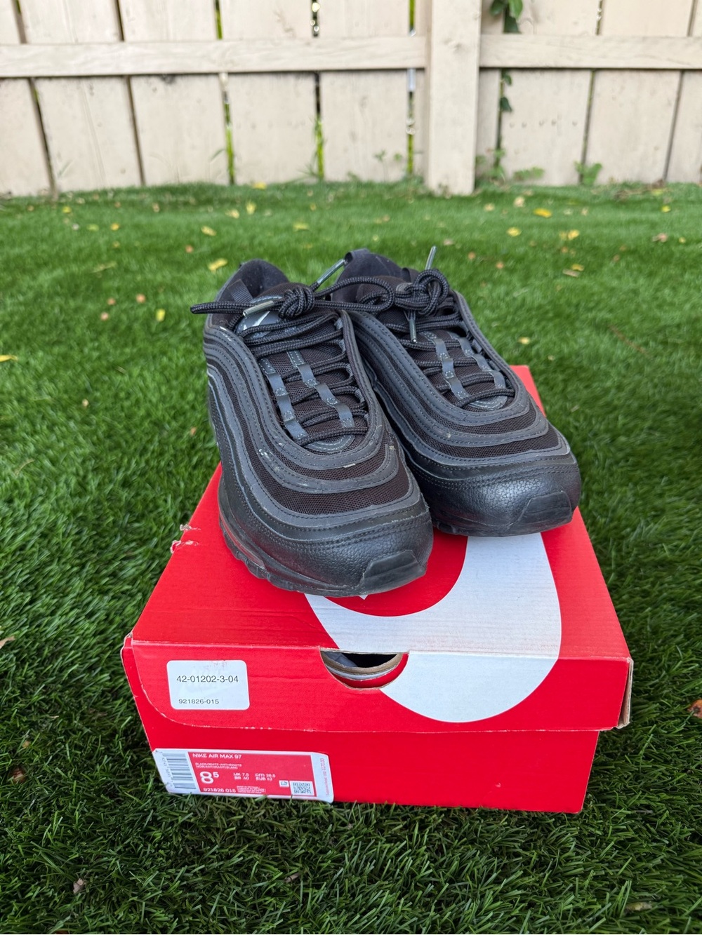 Nike Black Layered Air Max Sneakers